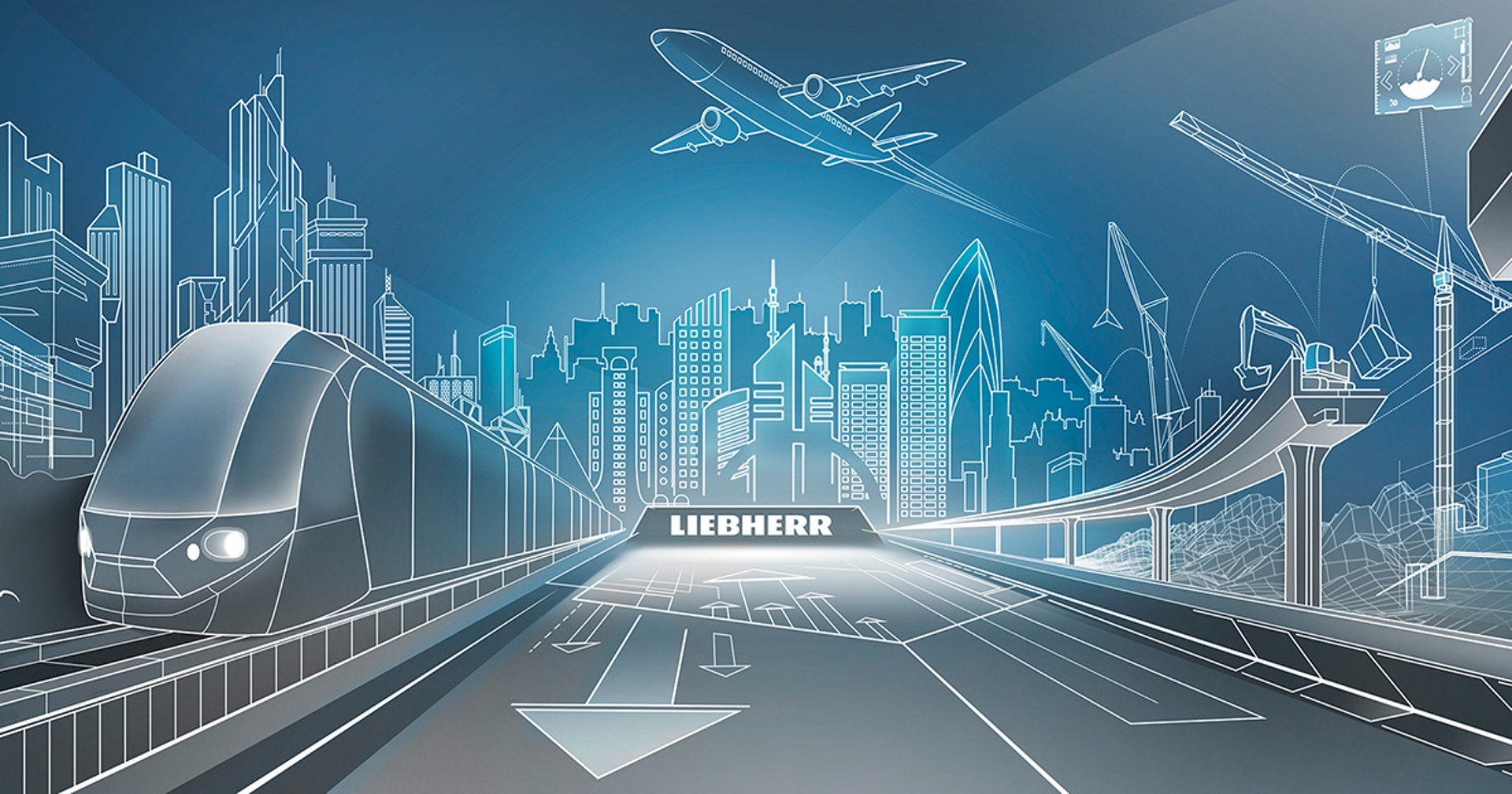 liebherr annual report 2020 key visual social