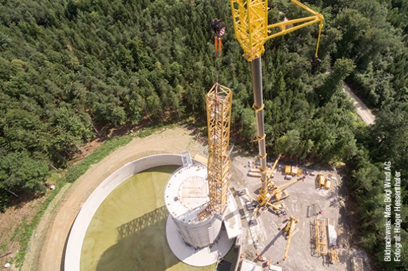 liebherr windmill from up top