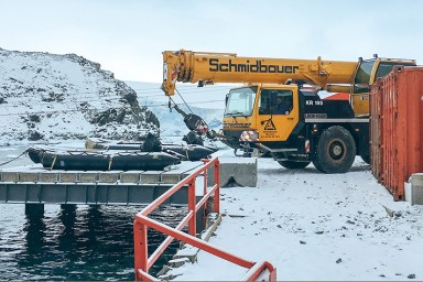 liebherr antarctic crane defreeze news