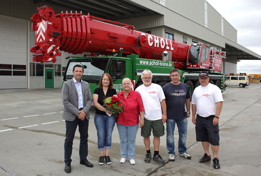 Scholl takes delivery of new Liebherr LTM 1300-6.2 mobile crane
