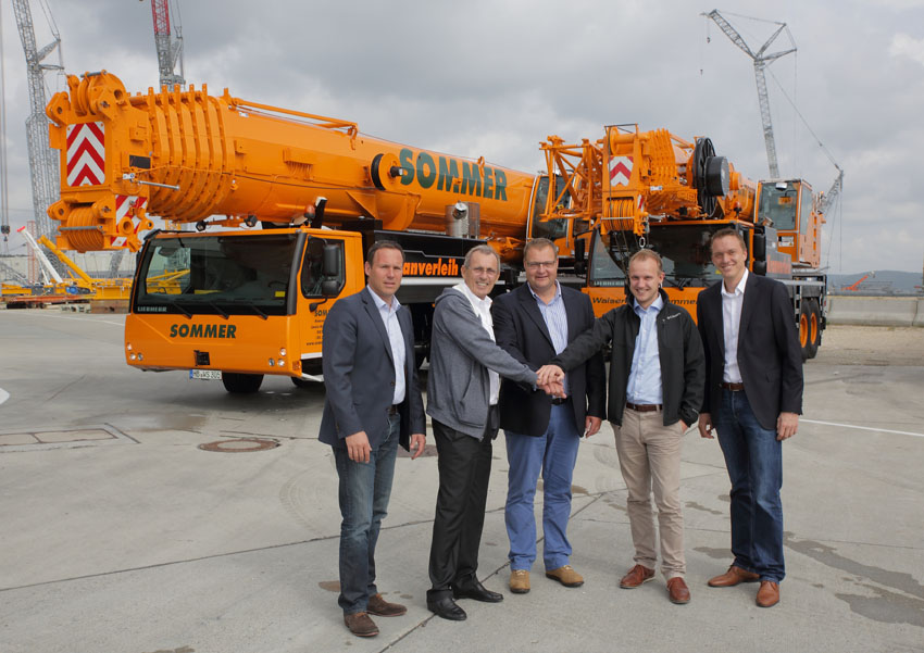 Sommer Kranverleih expands fleet with a Liebherr LTM 1300-6.2 mobile crane