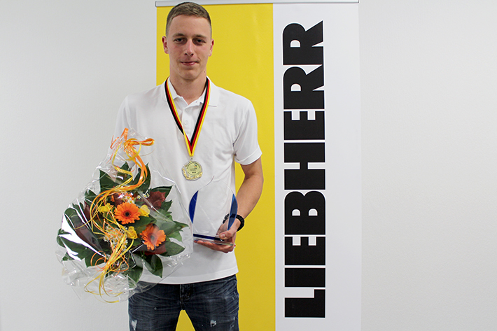 Liebherr apprentice is German champion in welding