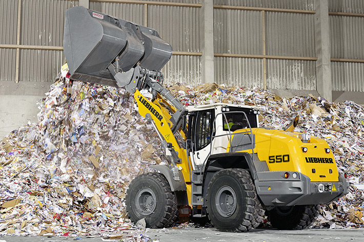 Liebherr at the IFAT 2014 in Munich, Germany