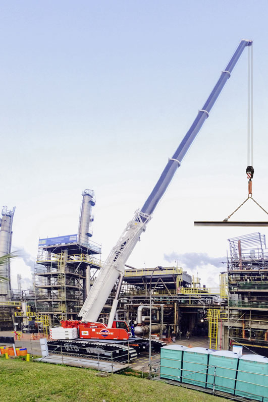 First LTR 1220 telescopic crawler crane in Brazil – Guindastes Tatuapé places its trust in Liebherr