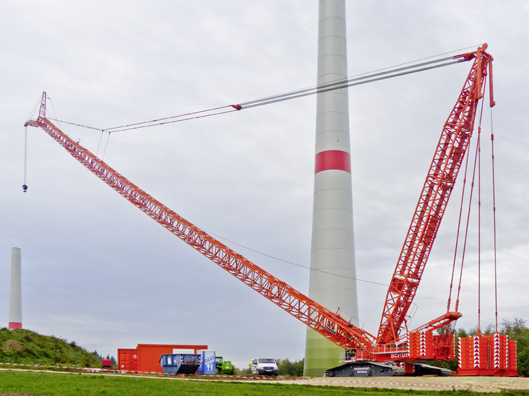 First crawler crane for Krandienst Schulz - Liebherr LR 1600/2 added to crane fleet