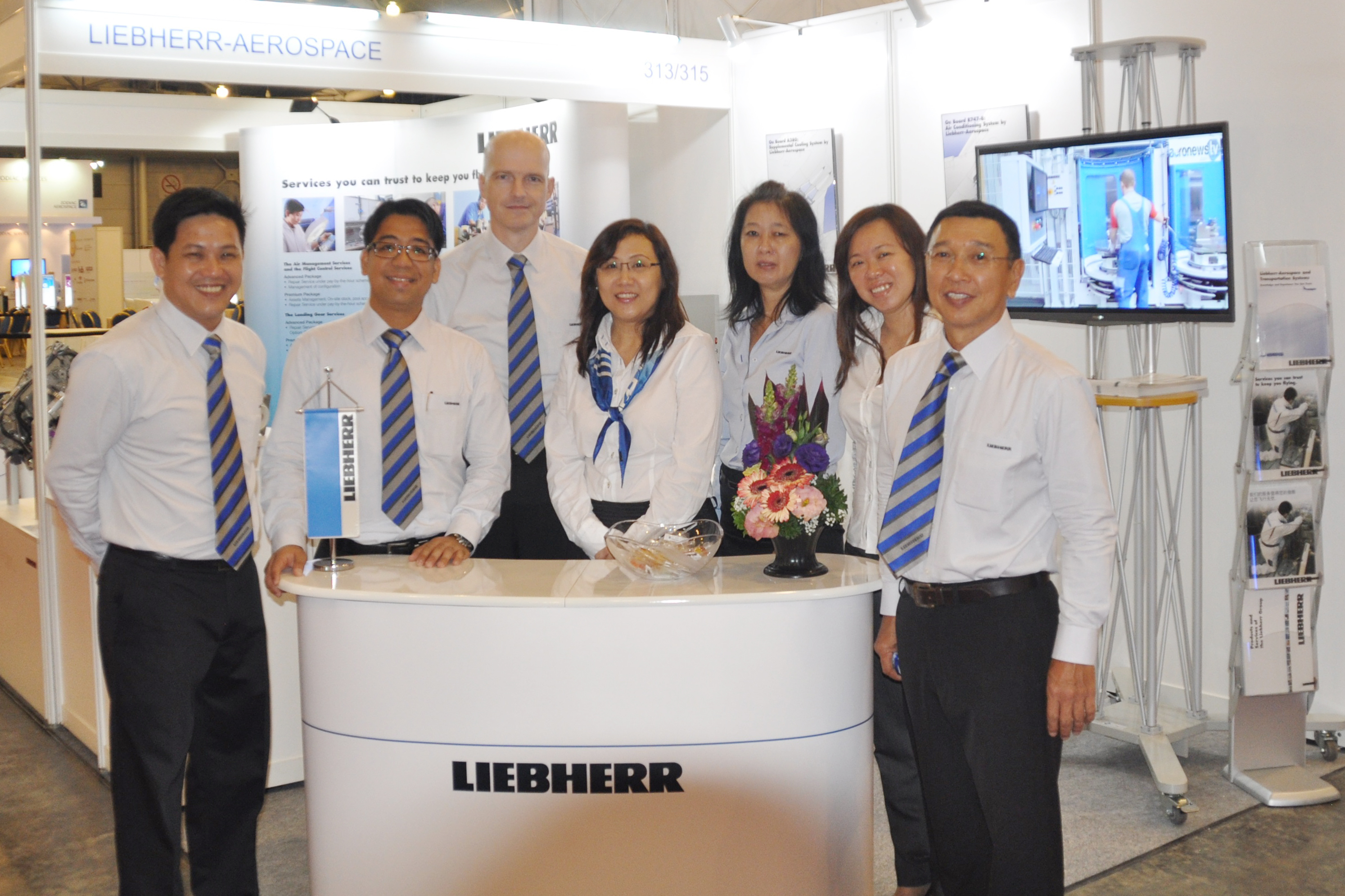 Liebherr-Aerospace at MRO Asia 2014