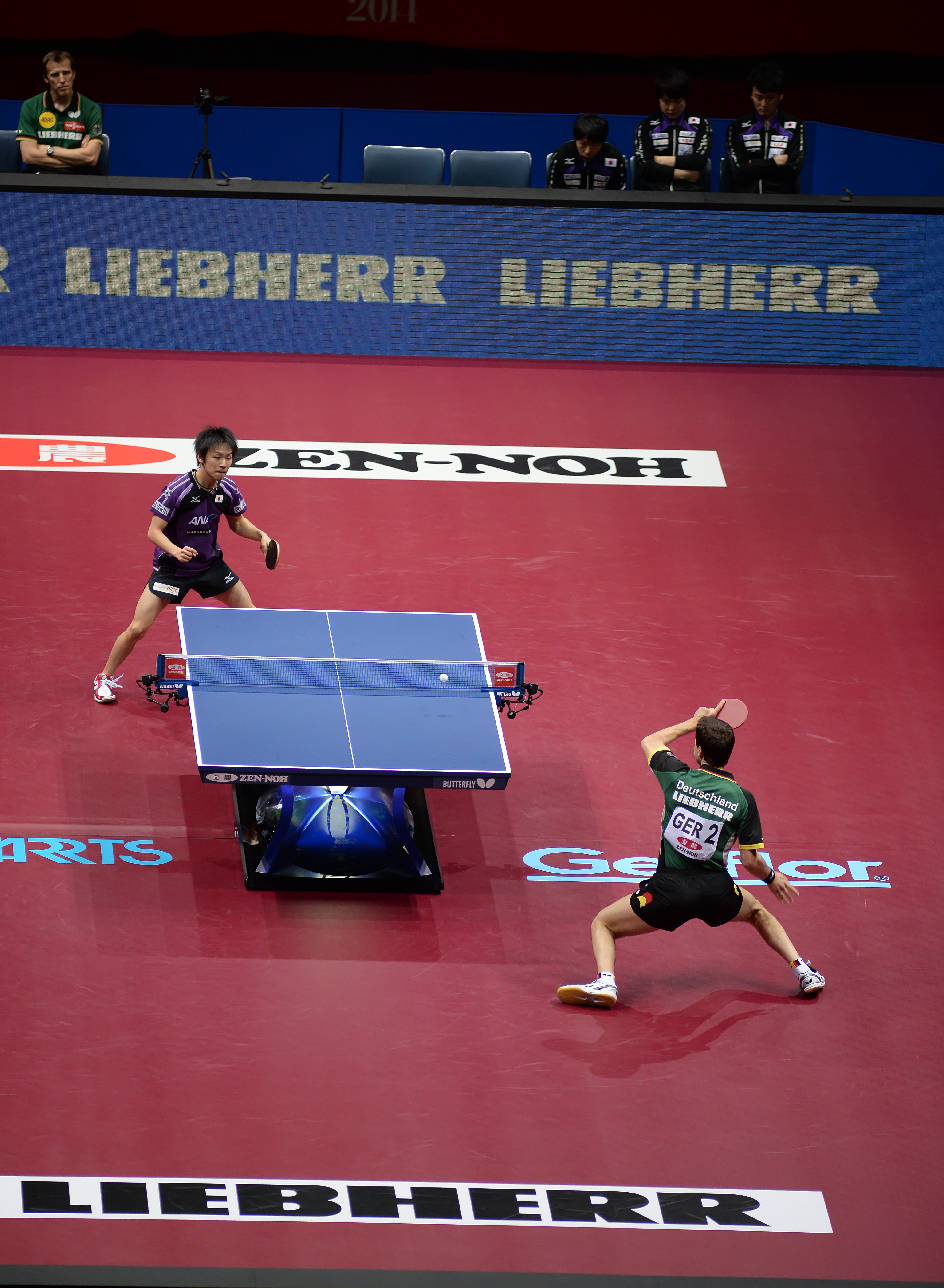 Liebherr sponsorise les championnats du monde de tennis de table les plus suivis de tous les temps