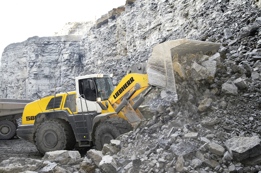 Special equipment for quarry operations at the Steinexpo 2014