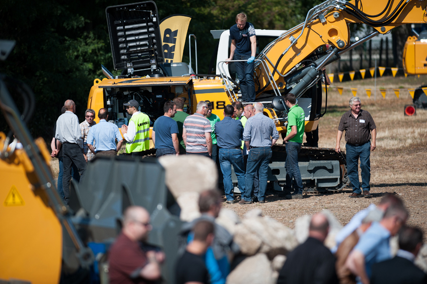 Final event of the „Liebherr on Tour“ roadshow through France in Colmar