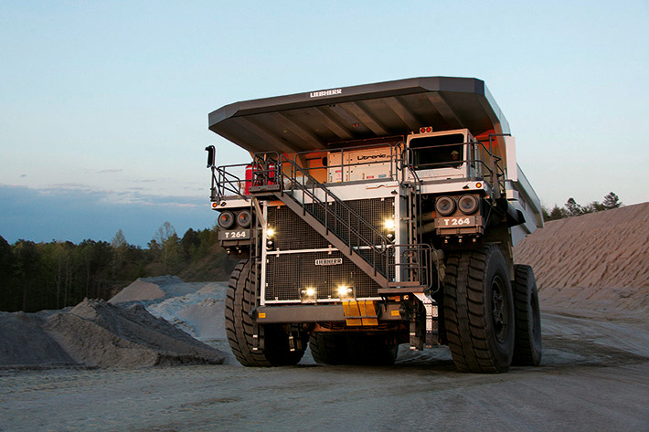 The Liebherr T 264 Receives a 2013 Mining Magazine Award