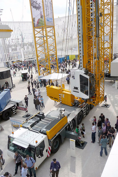 Liebherr at the 2014 Construction Machinery Exhibition in Bern (Switzerland)