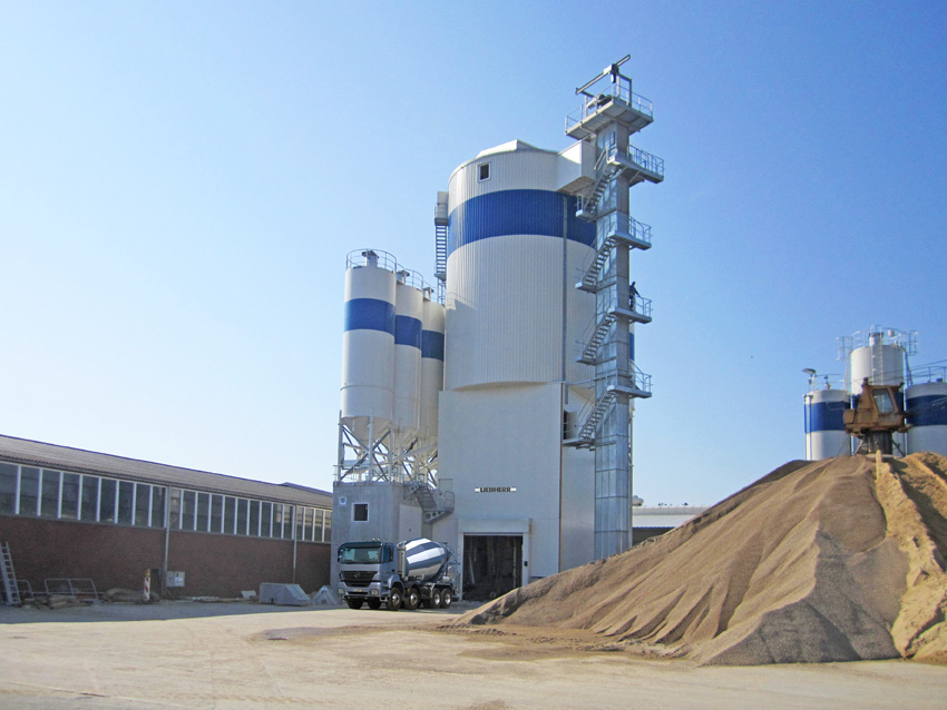 Largest Liebherr Concrete Mixing Tower installed at Alfons Greten GmbH & Co. KG