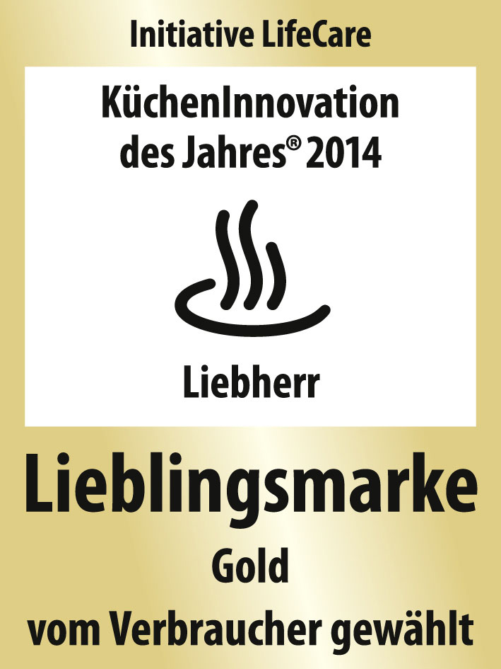 Liebherr wins “Favourite Brand Gold” award