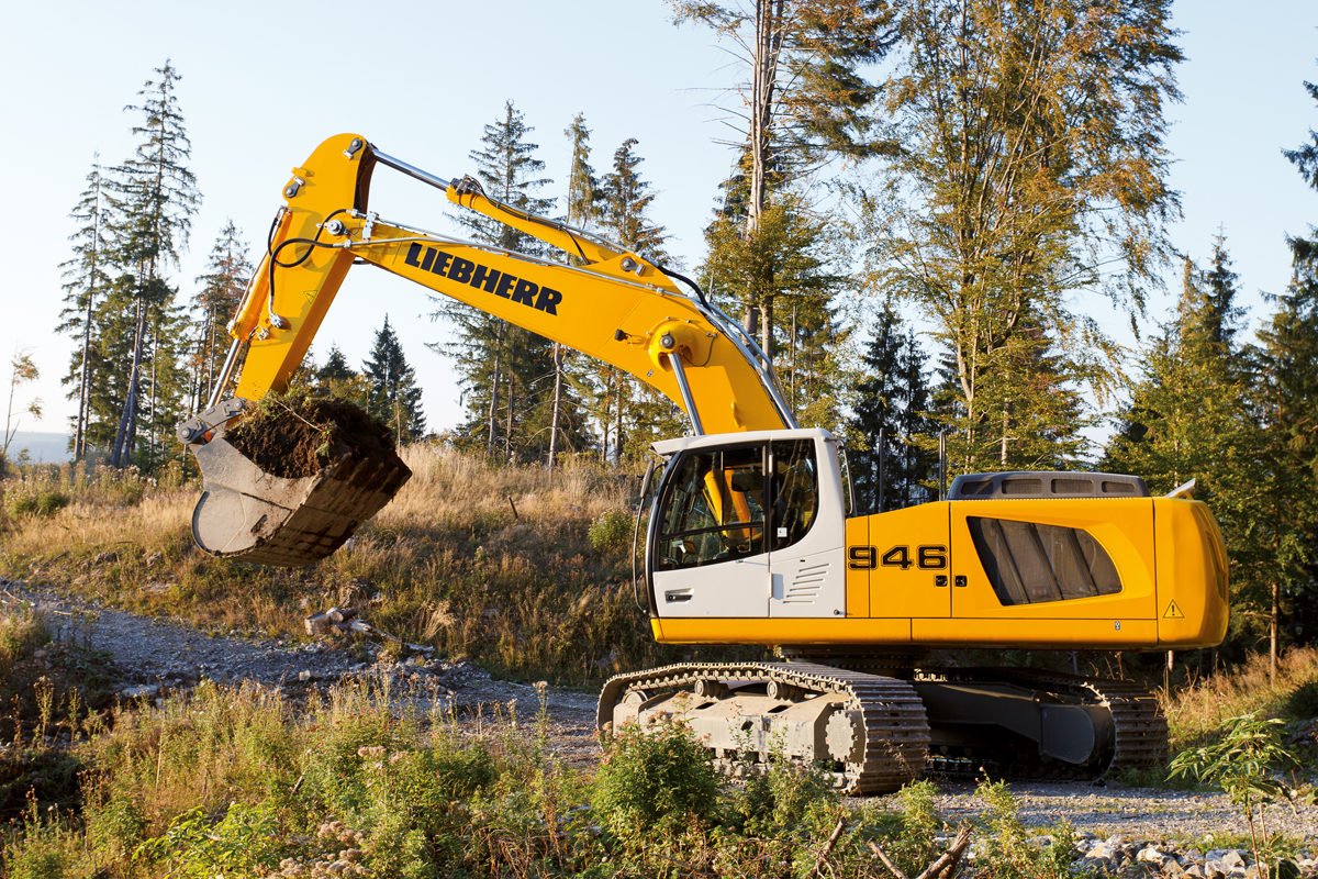 Liebherr R 946 Crawler Excavator at the MaskinExpo 2014