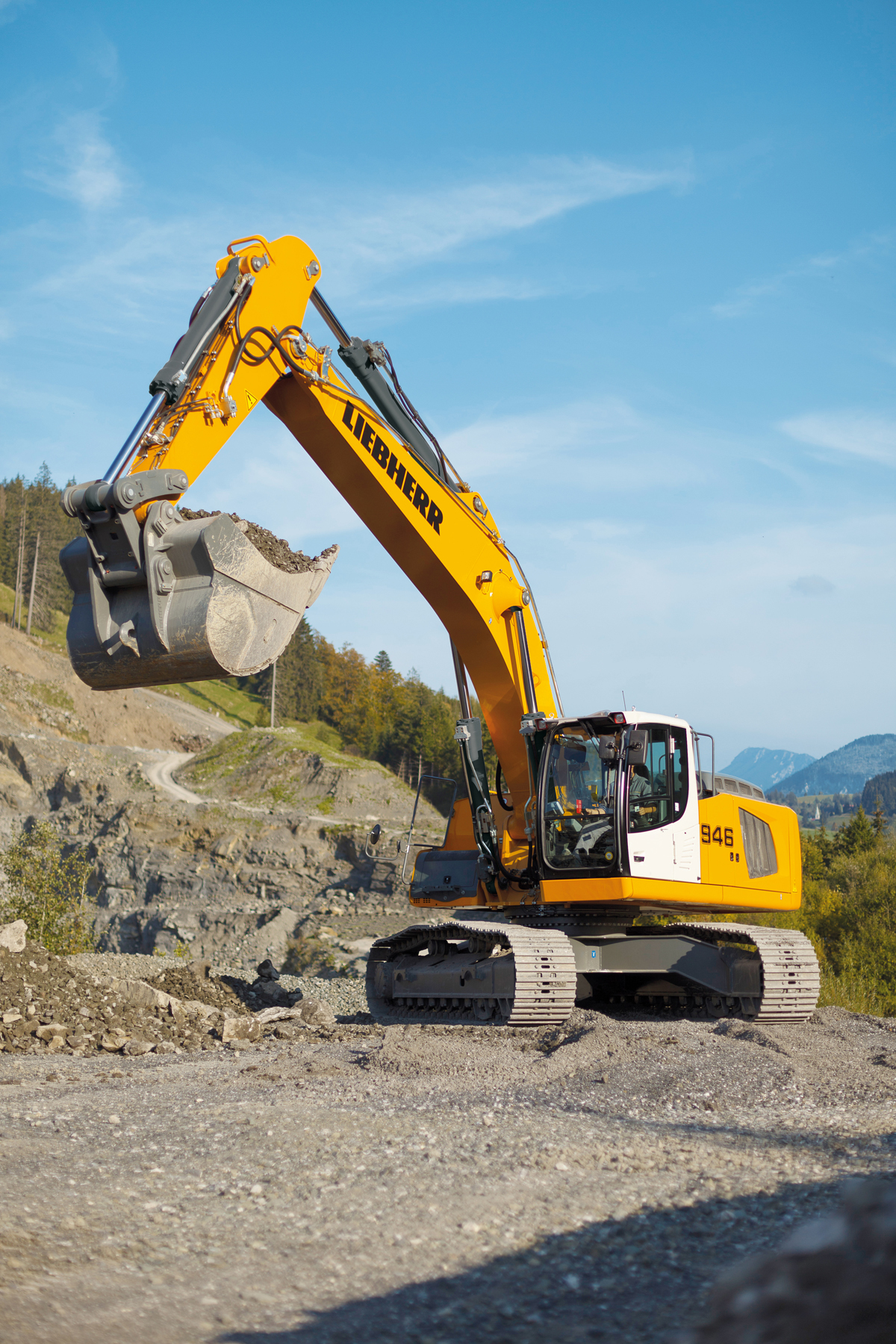 Liebherr R 946 Crawler Excavator at the MaskinExpo 2014 Liebherr