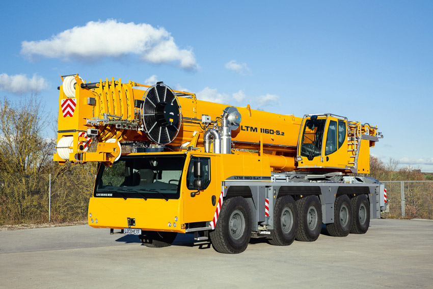 Liebherr to show its new LTM 1160-5.2 five-axle Mobile Crane at the 2015 Intermat