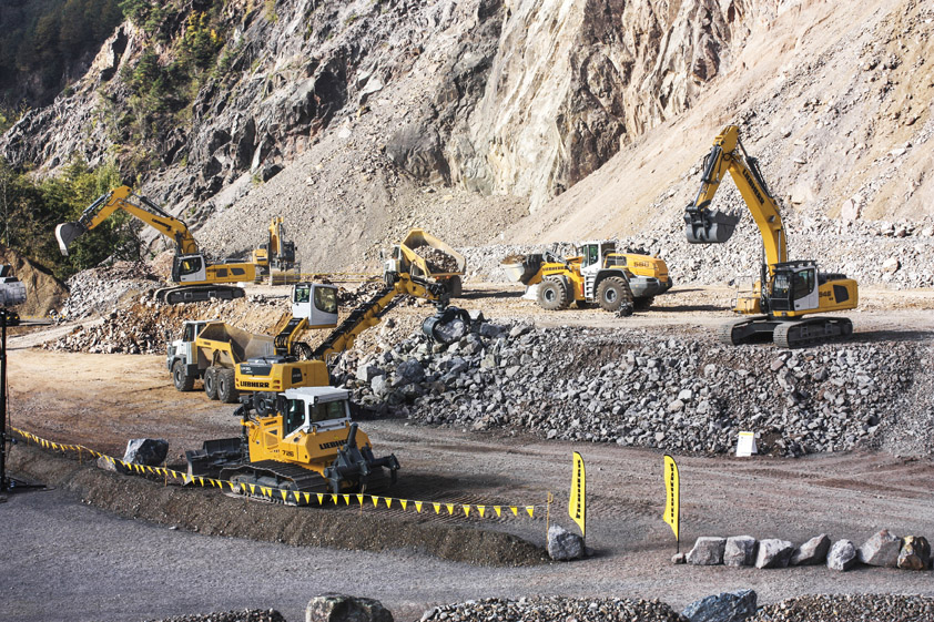 Liebherr Quarry Days attract over 1,000 visitors from all over the world