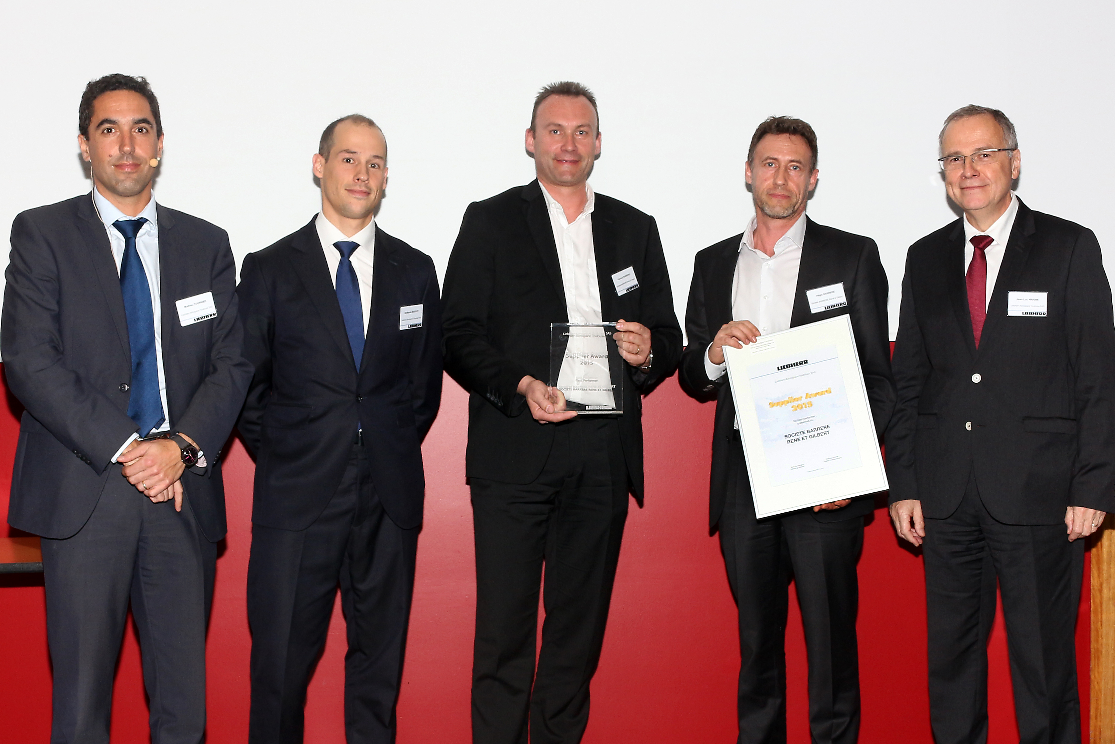 Liebherr-Aerospace récompense ses meilleurs fournisseurs