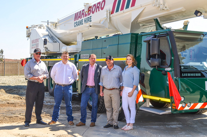 First LTM 1300-6.2 delivered to South Africa – Marlboro Crane Hire trusts in Liebherr mobile cranes