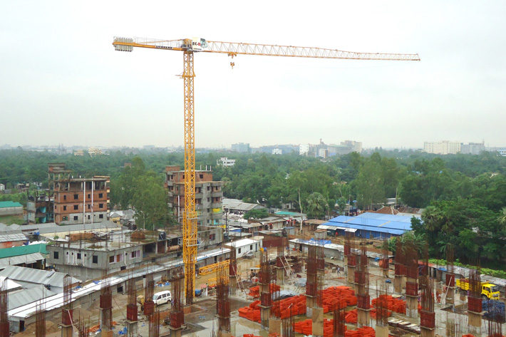 Liebherr 85 EC-B 5i Flat-Top Crane at Excon 2015