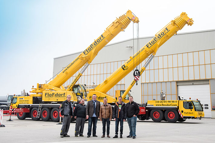 New mobile cranes for Floßdorf – Liebherr persuades with innovation, efficiency and customer service