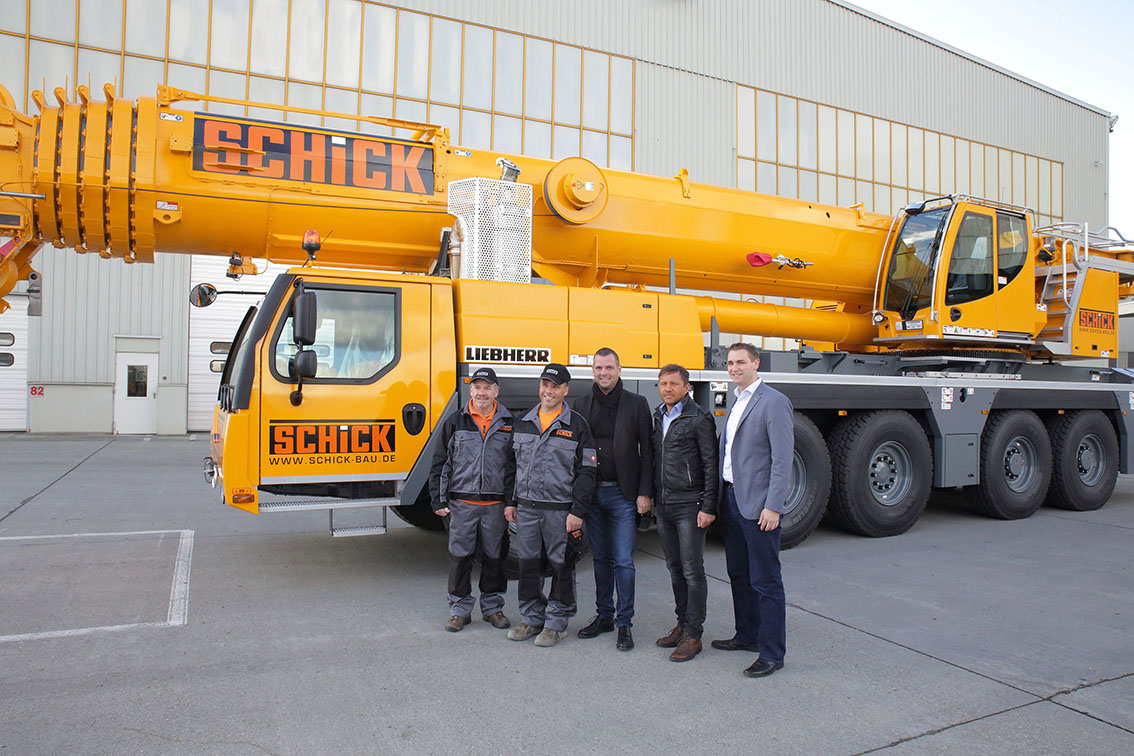 Satisfied with Liebherr cranes for 40 years – Anton Schick buys new LTM 1160-5.2 mobile crane