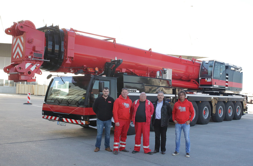 Mammoet adds Liebherr LTM 1400-7.1 mobile crane to its fleet in Ludwigshafen