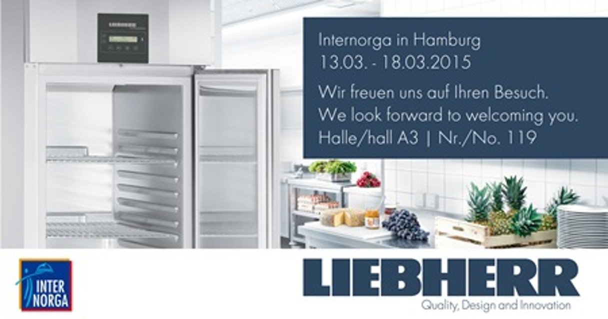 Liebherr at the Internorga 2015 trade fair in Hamburg