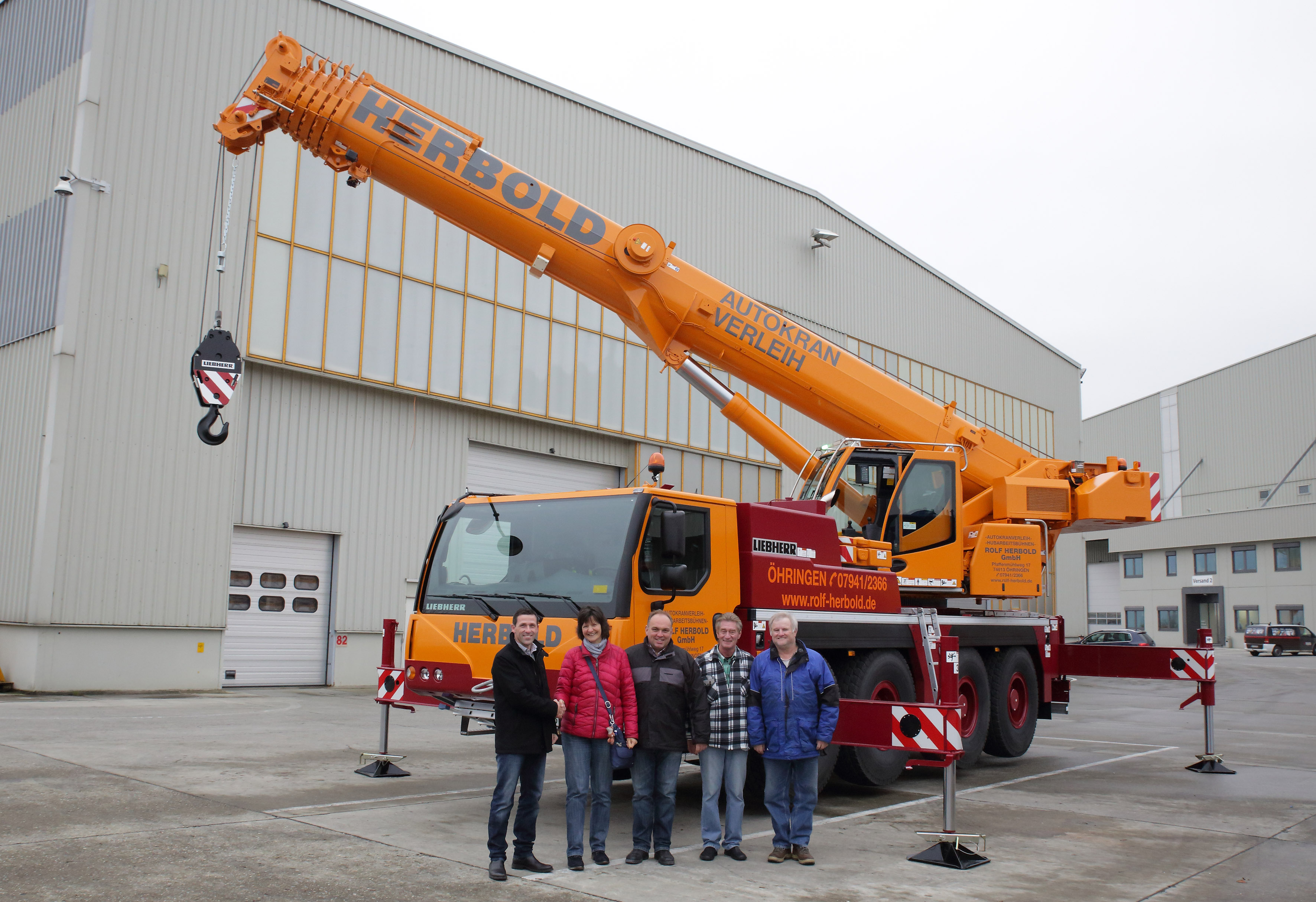 Herbold takes delivery of new Liebherr LTM 1070-4.2 mobile crane