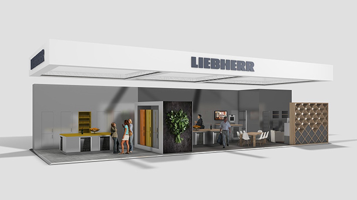 Liebherr-Hausgeräte auf der Küchenwohntrends 2015 in Salzburg