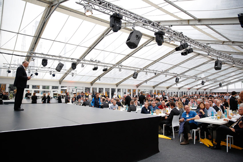 Liebherr welcomed 900 Customers from the Construction Industry in Nenzing (Austria)