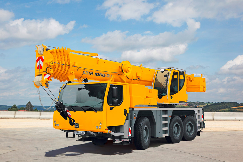 Liebherr to present the 3-Axle Mobile Crane LTM 1060-3.1 at Vei og Anlegg 2015