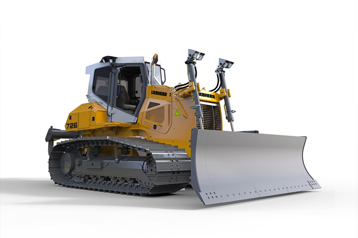 Liebherr extends its crawler tractor generation 6 downwards – model premiere of the PR 726 at NordBau 2015 trade fair