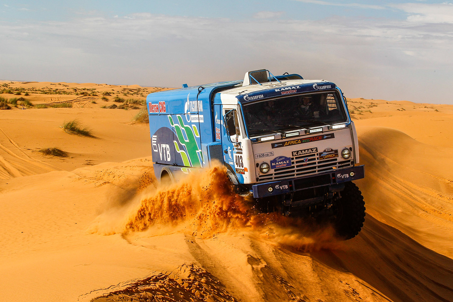 Kamaz trucks with Liebherr diesel engines again among the winners of the Dakar Rally and Africa Eco Race 2016
