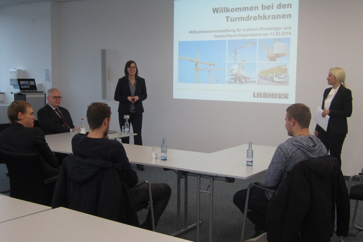 Stipendiaten im Biberacher Ausbildungszentrum