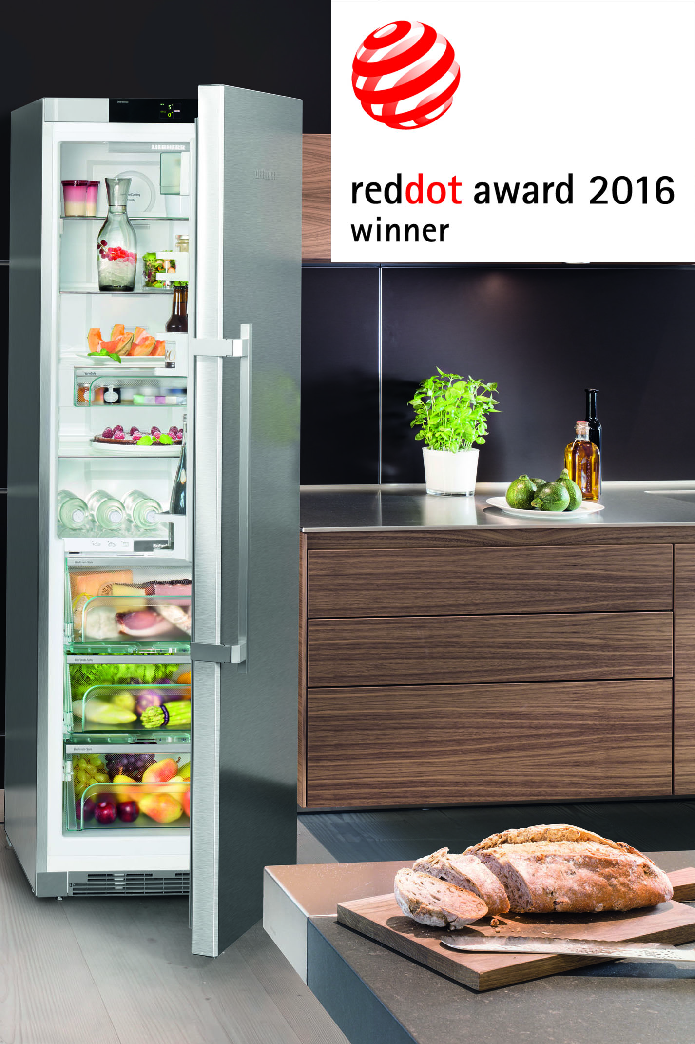 Red Dot Award 2016 for Liebherr-Hausgeräte