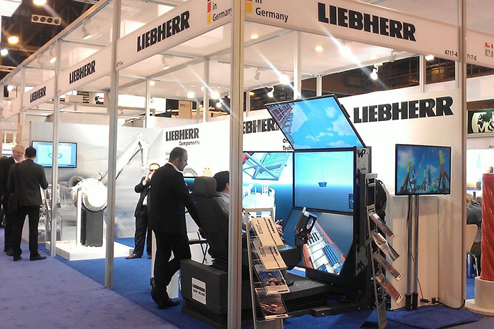Liebherr at the OTC 2016 in Houston (USA)