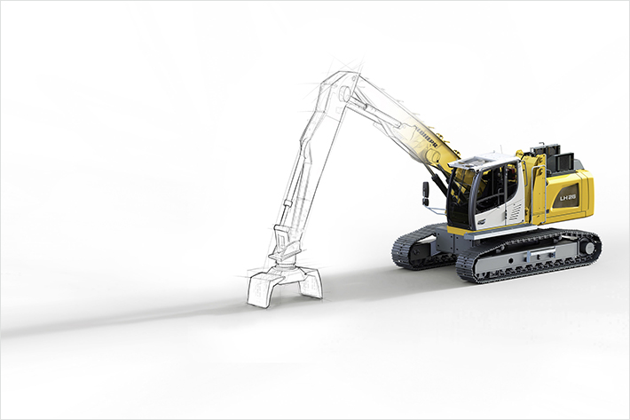 Efficiency with electric drive concept: The new Liebherr material handler LH 26 C Electro Industry
