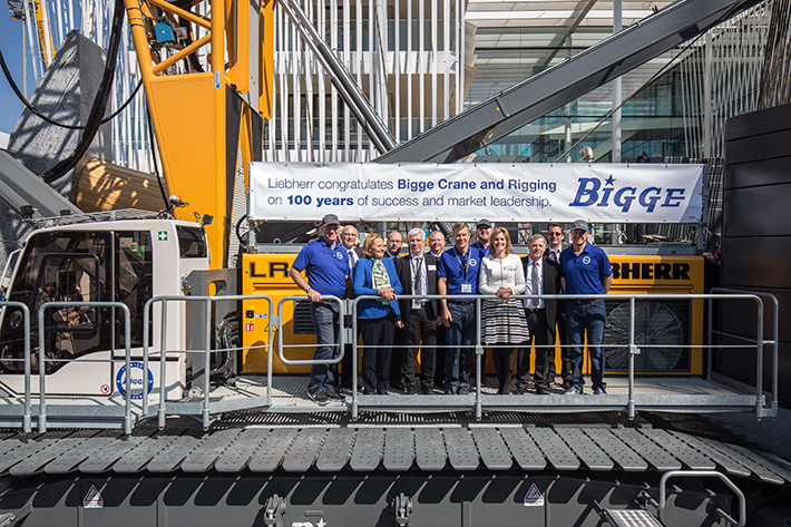 "Be Part of Something BIGGE" – Liebherr celebrates anniversary of its biggest LR 1300 customer