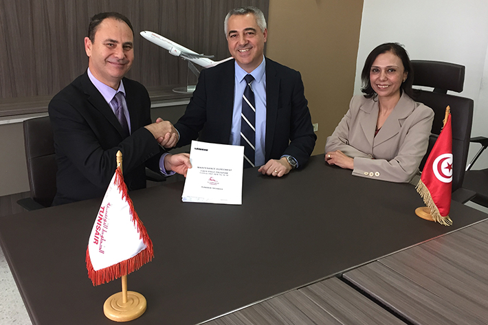 Liebherr-Aerospace Signs a Repair Services Agreement with Tunisair Technics