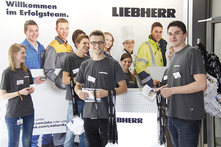 Liebherr bietet Einblicke in die Ausbildung in Ehingen und Biberach