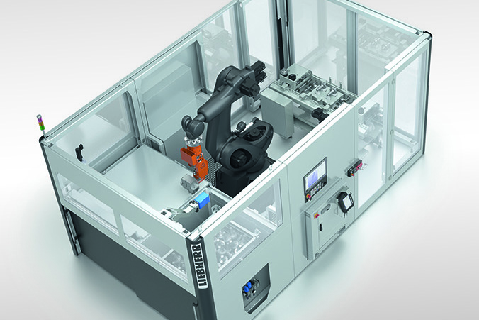 Liebherr präsentiert "Bin Picking"-Lösung auf der Automatica 2016