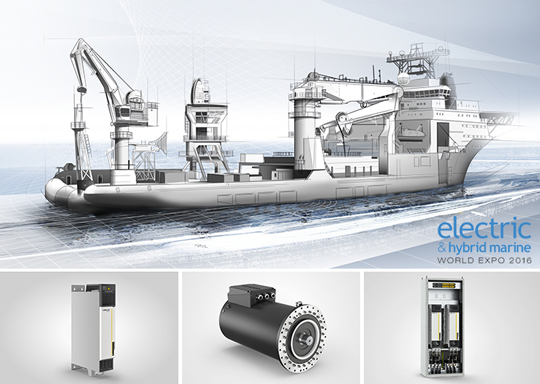 Liebherr as system solution provider for control and drive systems at the Electric & Hybrid Marine World Expo 2016 in Amsterdam