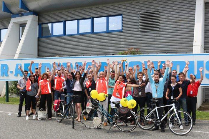 Challenge toulousain « Allons Y A Vélo 2016 » chez Liebherr-Aerospace