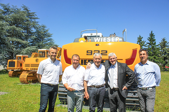 Wieser puts the 100th Liebherr crawler excavator into operation