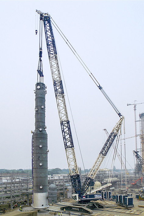 GTA adds a second 1350-tonne Liebherr crawler crane to its fleet – the first LR 11350 with PowerBoom in Southeast Asia