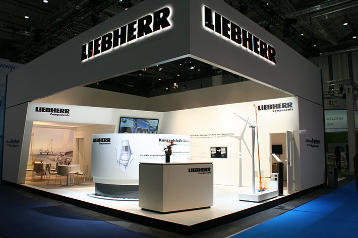 Liebherr Components with blade- and jaw adjustment solutions for wind turbines at the WindEnergy 2016