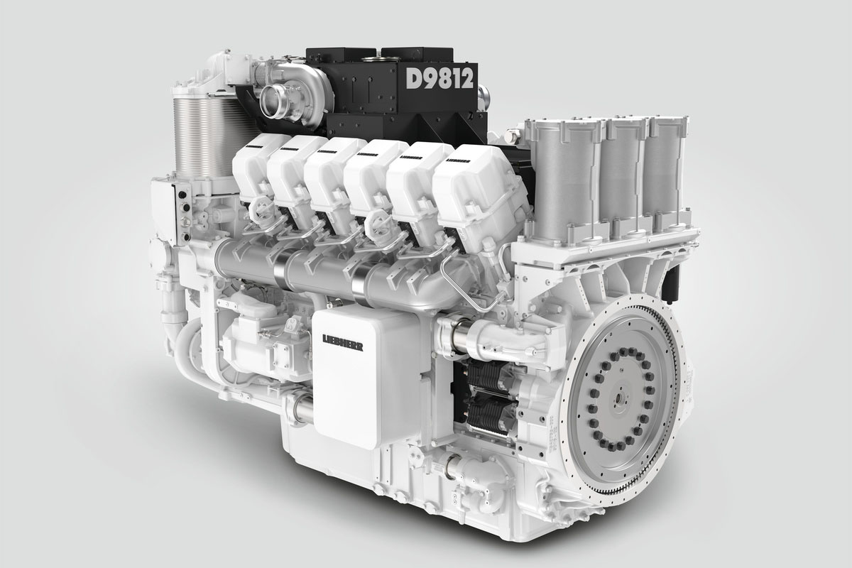 New diesel engine D9812 by Liebherr at MINExpo 2016