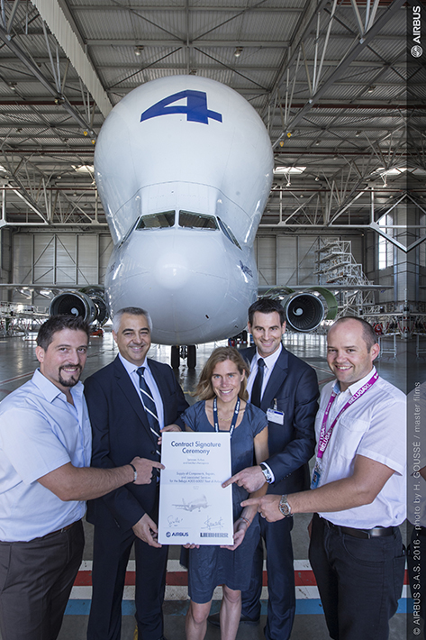Liebherr-Aerospace Signs Maintenance and Services Agreement for the Beluga A300-600ST fleet of Airbus