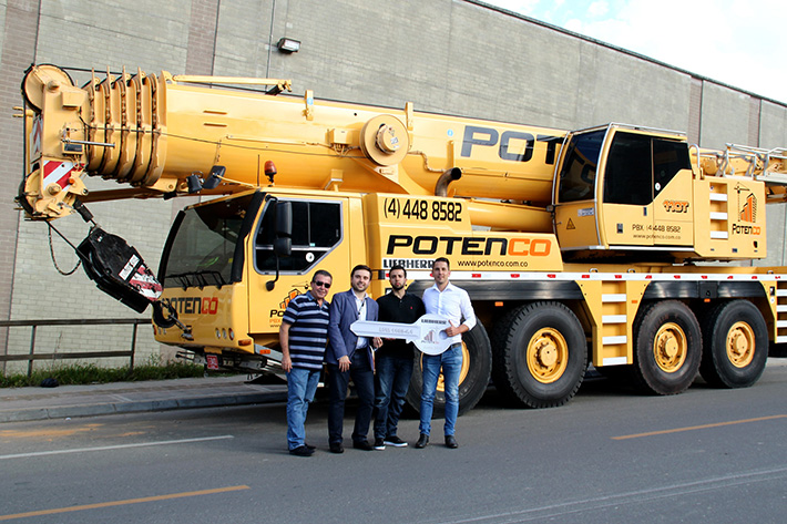 Colombian crane hire company Potenco expands fleet with used Liebherr LTM 1100-4.1 mobile crane